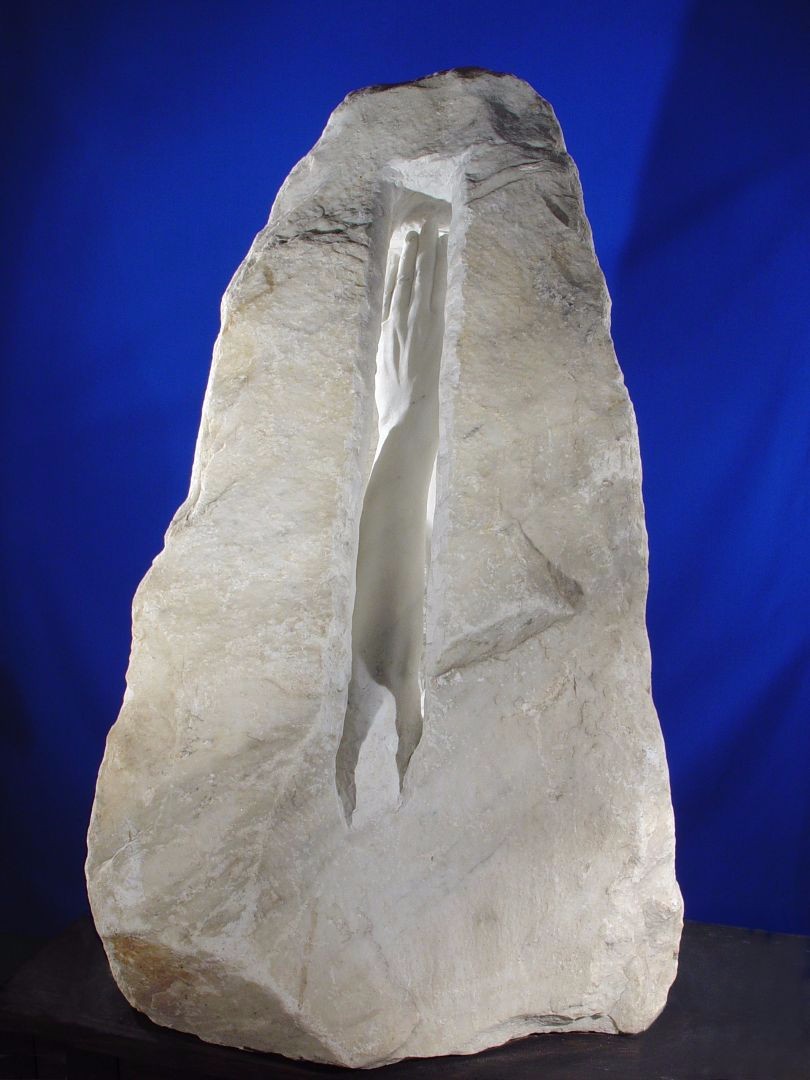 LA VERITÀ - marmo bianco di Carrara - cm 91x46x57 - 1982