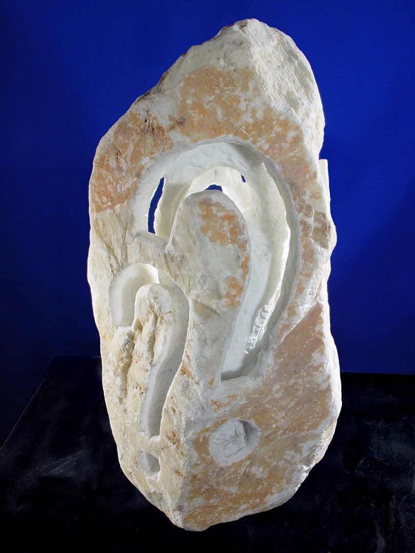 MISTERO - marmo bianco di Carrara - cm 49x27x16 - 1983