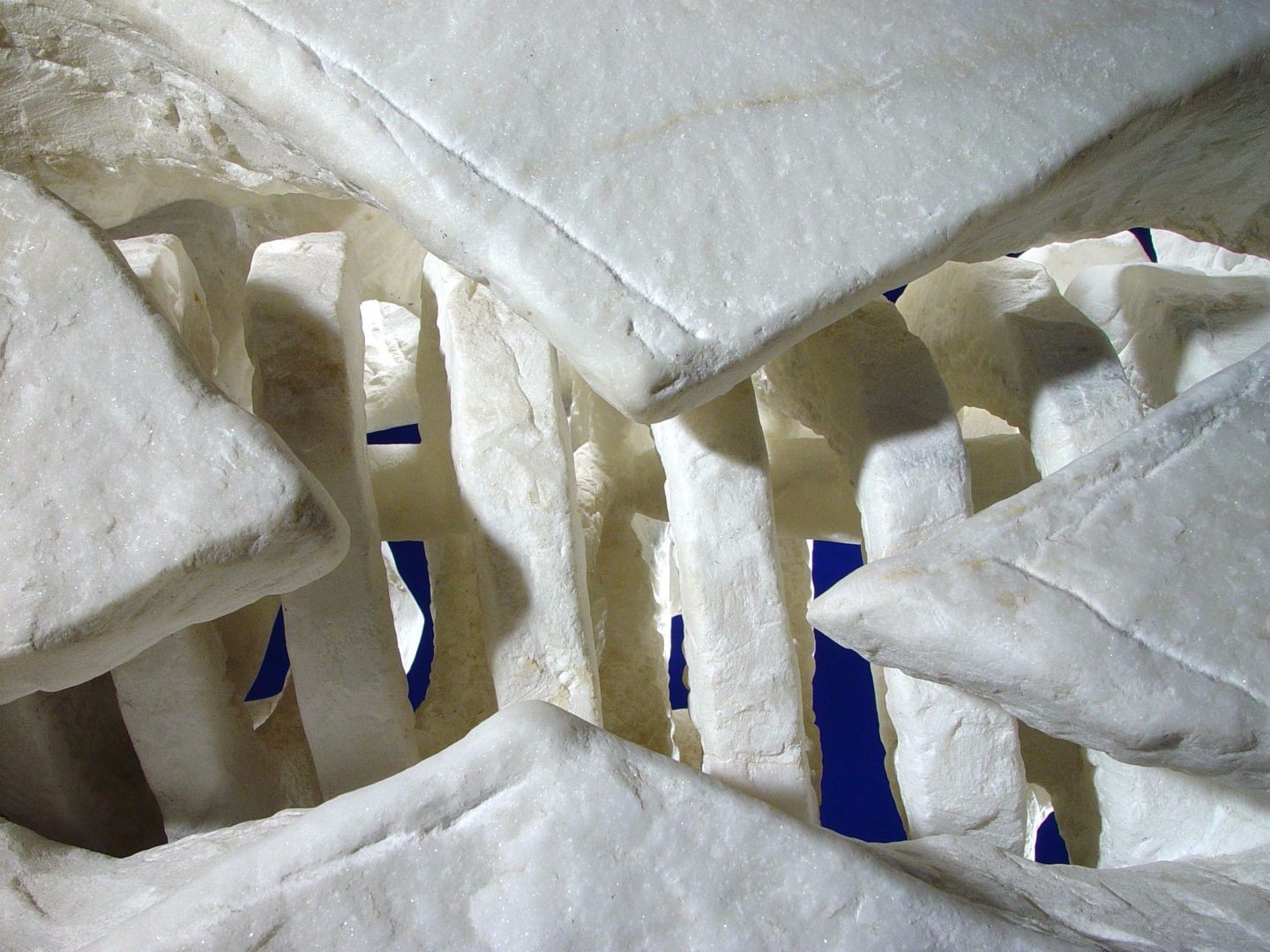 COSMOENERGIA - marmo bianco di Carrara - cm 31x62x26 - 1984