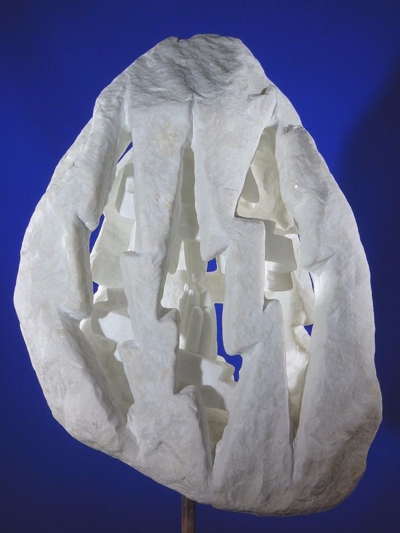 IMMANENZA - marmo bianco di Carrara - cm 50x38x25 - 2002