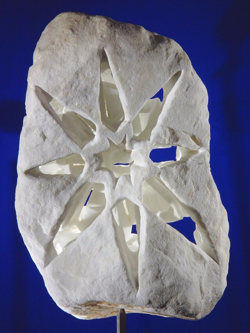 ASTROLUCE - marmo bianco di Carrara - cm 44x31x30 - 2003