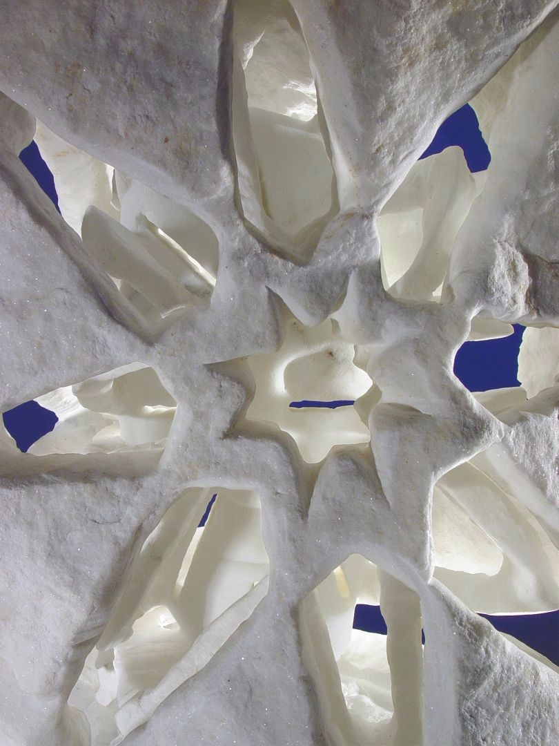 ASTROLUCE - marmo bianco di Carrara - cm 44x31x30 - 2003